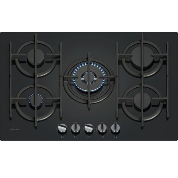 T27PIQ4S0 N 70 Gas hob 75 cm Tempered glass, Black