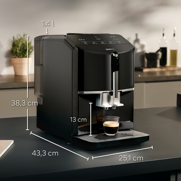 TF301G19 EQ300 Siemens Bean to Cup Coffee Machine - Image 4