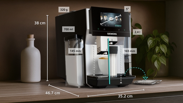 TQ727G03 EQ700 Siemens Fully Automatic Bean to Cup Coffee Machine - Image 11